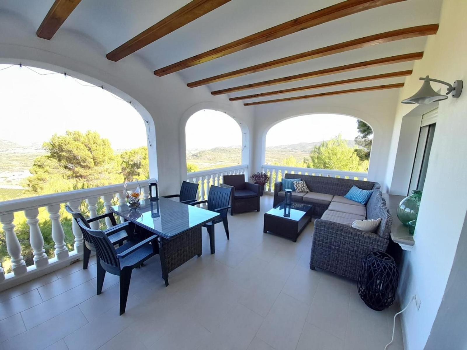 Villa"Kacper"Cerca De Gandia ,Con Vistas Al Mar Y Montanas ,Piscina 8-10 Personas Ador Екстериор снимка